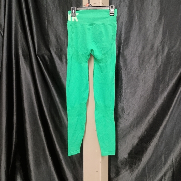 PINK Victoria's Secret Green Leggings Stretchy Form-Fitting - Picture 15 of 15